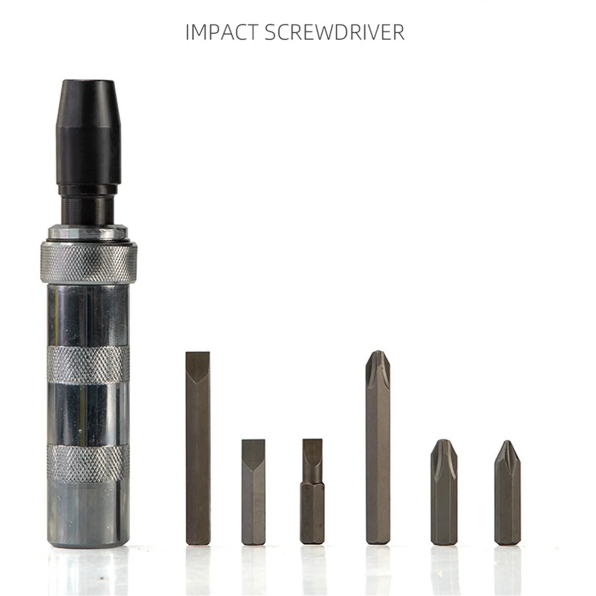 Impact Screwdriver 7-Piece Screwdriver Socket Nut Tapping Dead Screw Piercing