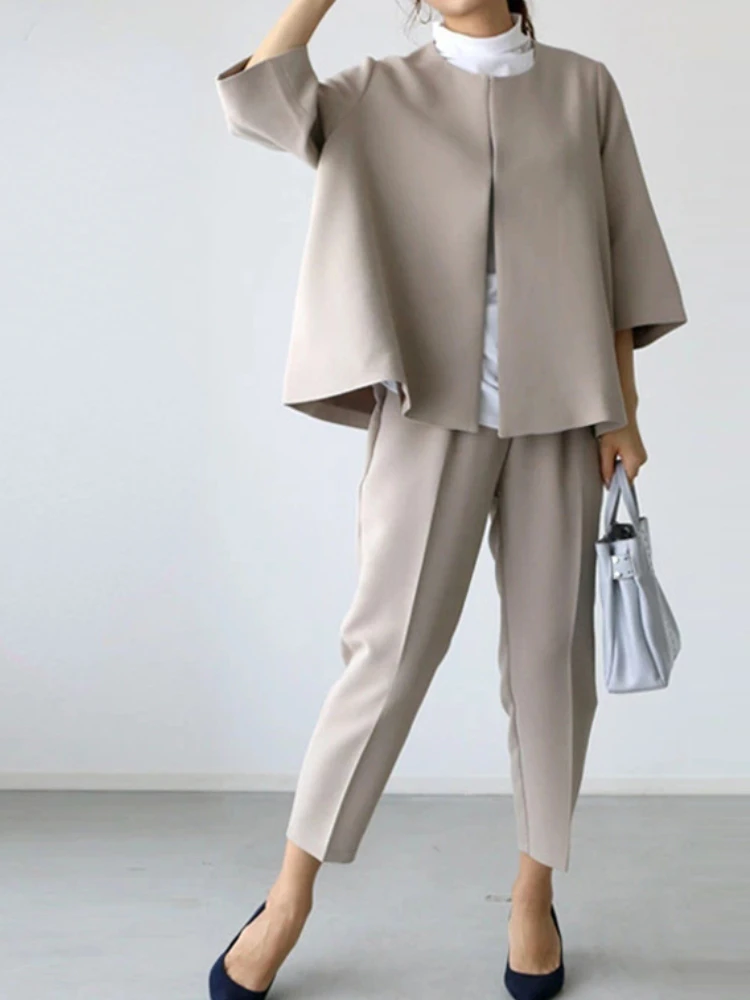 

Fashion Elegant Pant Sets Women's Business Suits Ladies Suits Office Wear Formal Blazer Jacket Sets for Women 2 Pieces