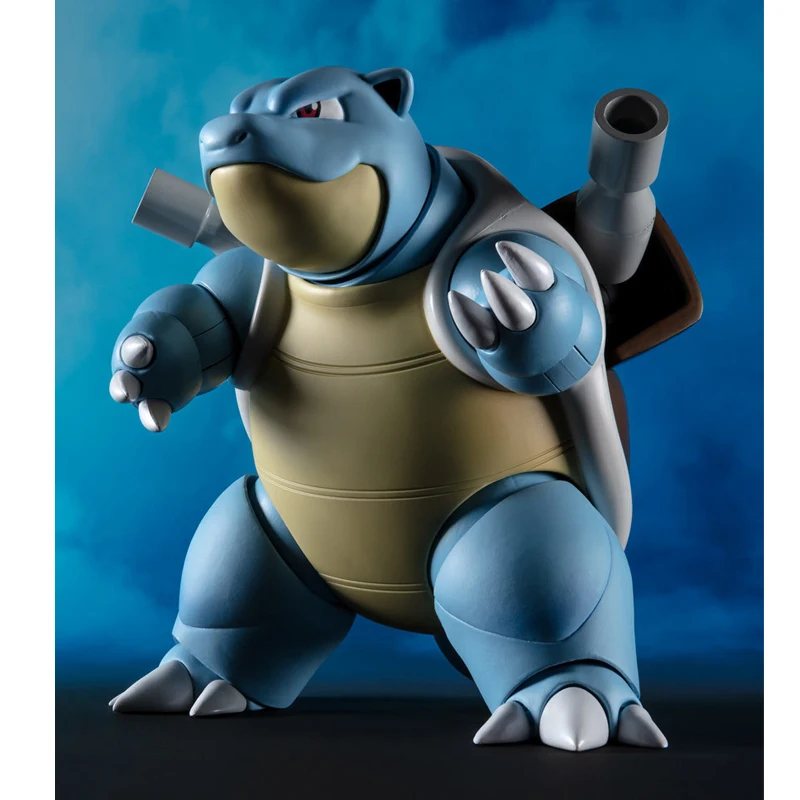 Bandai Original  SHF POKÉMON BLASTOISE -ARTS REMIX-   Anime Action Figure Assembly Model Toys Collectible Model Ornaments Gifts