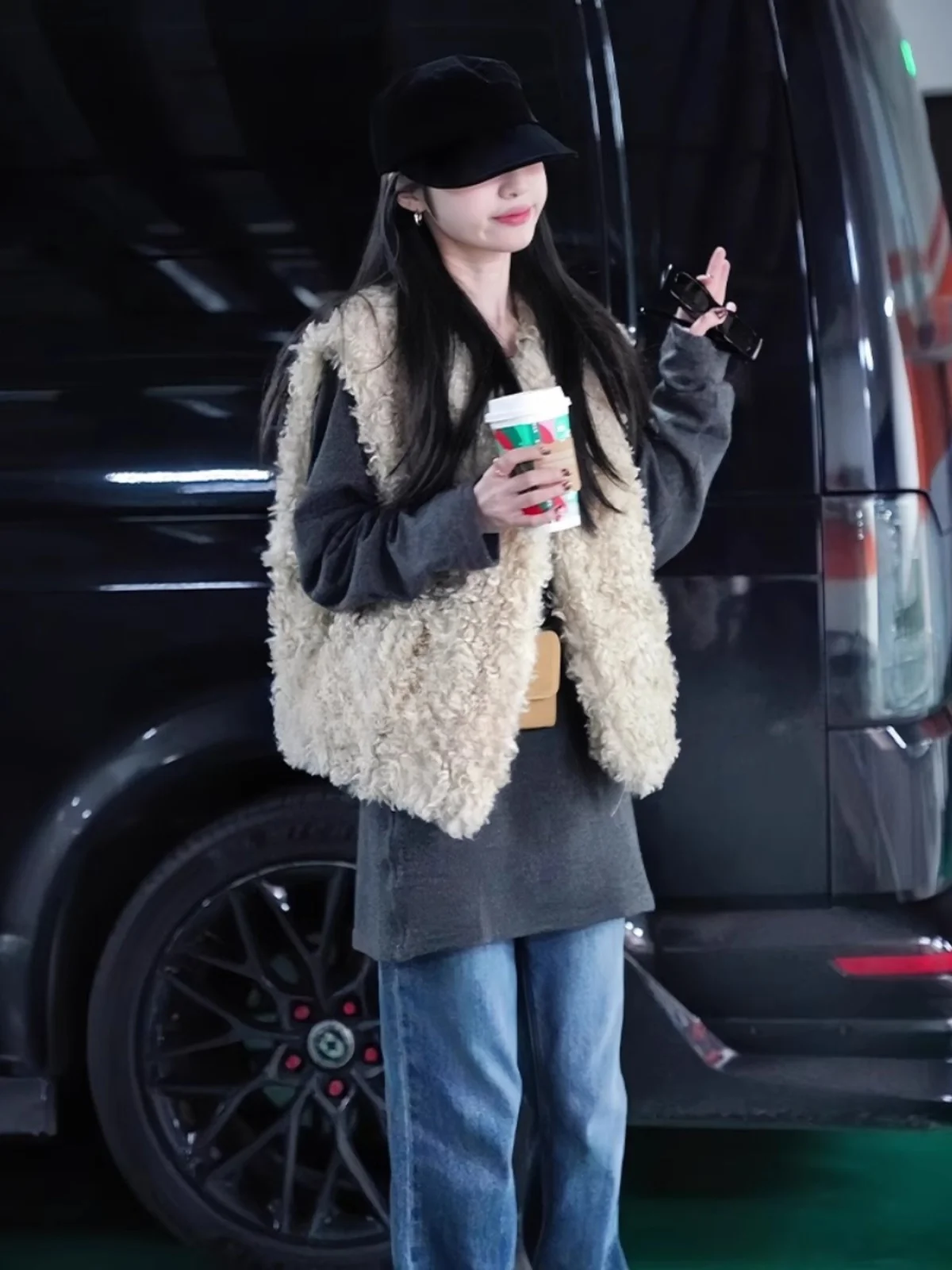 

Vests Waistcoats Thick Womens Waistcoat For Woman 2025 Winter Fleece Quilted Seamless Full-Zip Relaxed Cozy Anti-Freezing Trendy