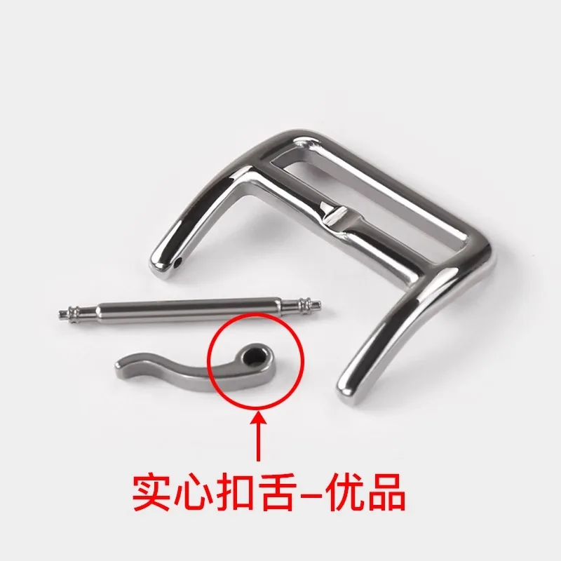 For Hermes Needle Buckle Metal Electroplating Polishing Stainless Steel Genuine Leather Buckle 316 Stainless Steel14 16 18 20mm view 5