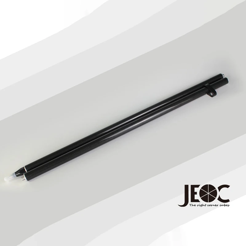 JEOC Universal 2*1m Joint Carbon Fiber RTK/GPS Pole for Trimble and Japanese Systems, 200cm, Land Surveying Equipment