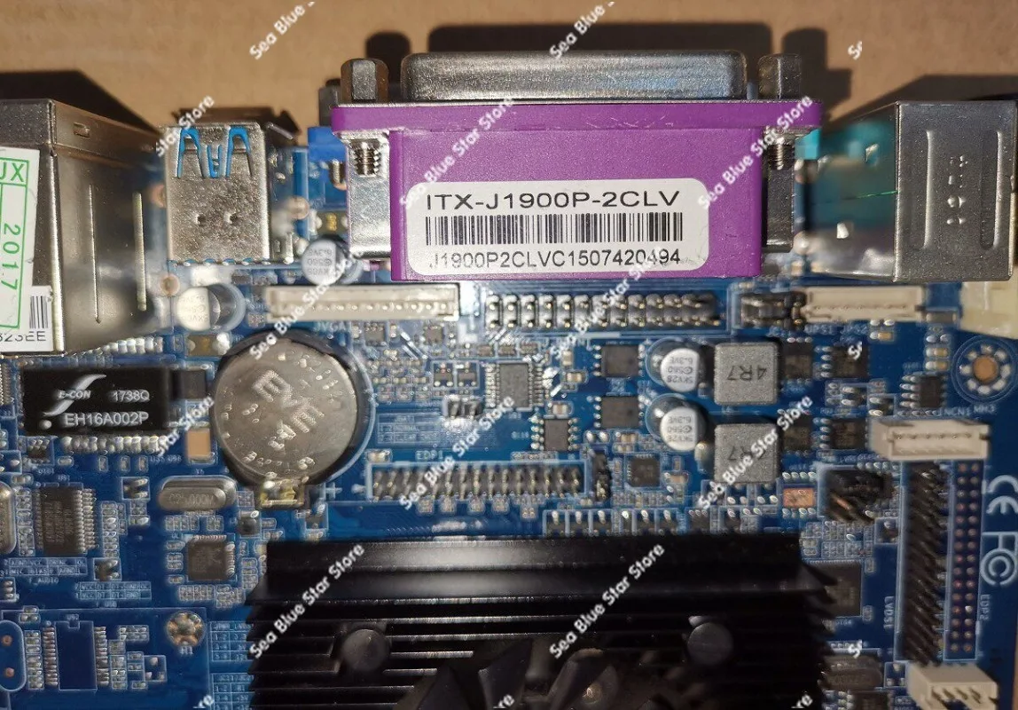 ITX-J1900P-2CLV industrial board all-in-one machine cash register main board DDR3 memory,  second-hand disassembly main board