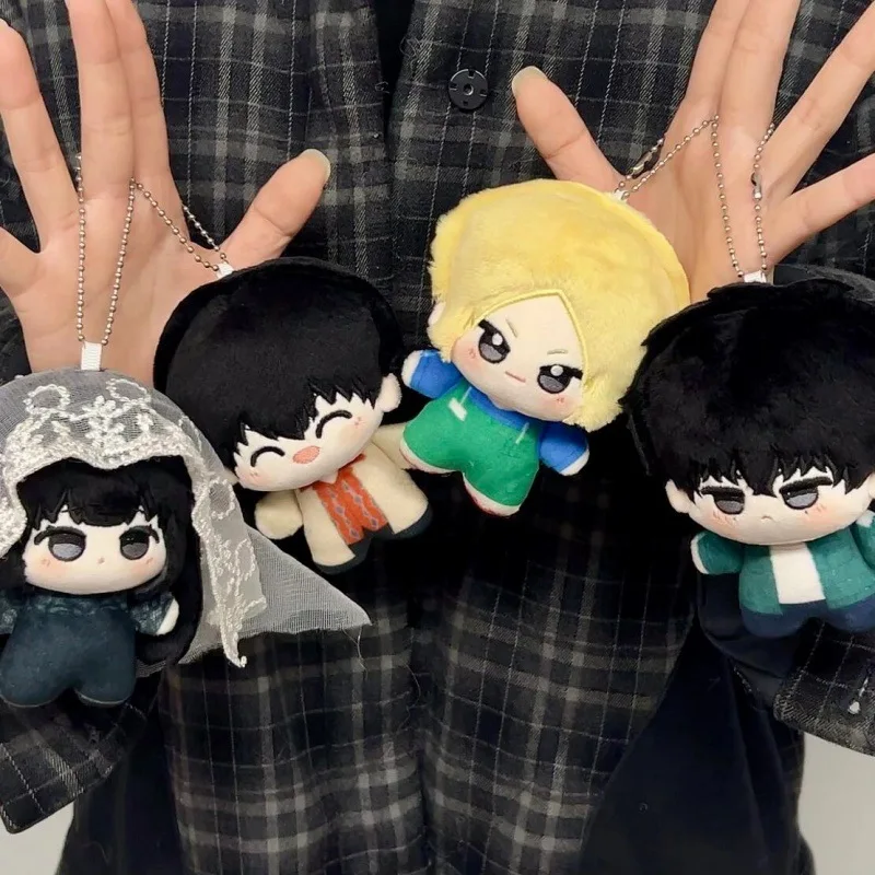 10 cm SAKAMOTO DAYS Plüschtiere, niedliche, weiche, gefüllte Anime-Schlüsselanhänger-Puppen für Kinder, Geburtstag, Weihnachten, Geschenk