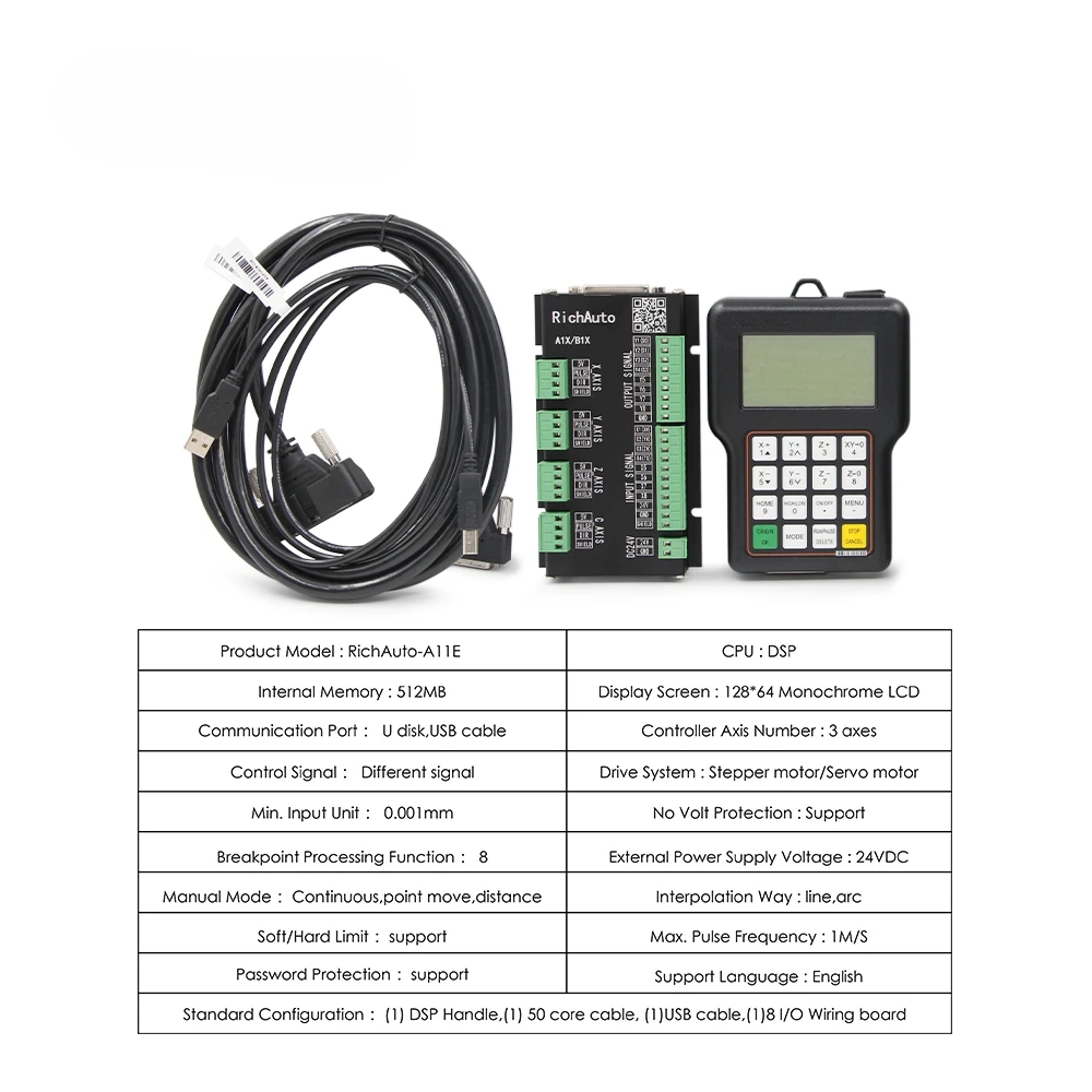 نسخة جديدة! وحدة تحكم RichAuto DSP A11 باستخدام الحاسب الآلي جهاز توجيه القناة اللاسلكية مقبض الحركة #6