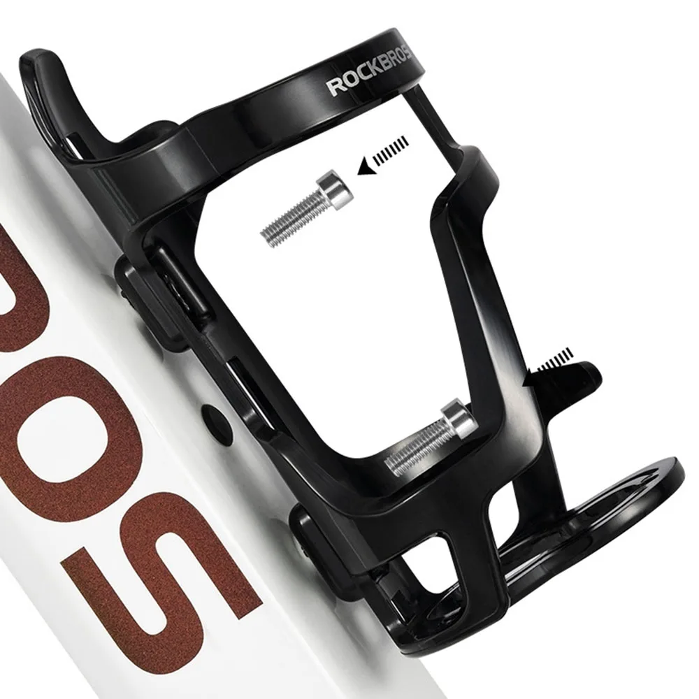 ROCKBROS Fahrrad-Flaschenhalter, PC MTB Mountainbike Rennrad Flaschenhalterung, Leichter Fahrrad-Flaschenhalter, Montage-Zubehör – Detail 3