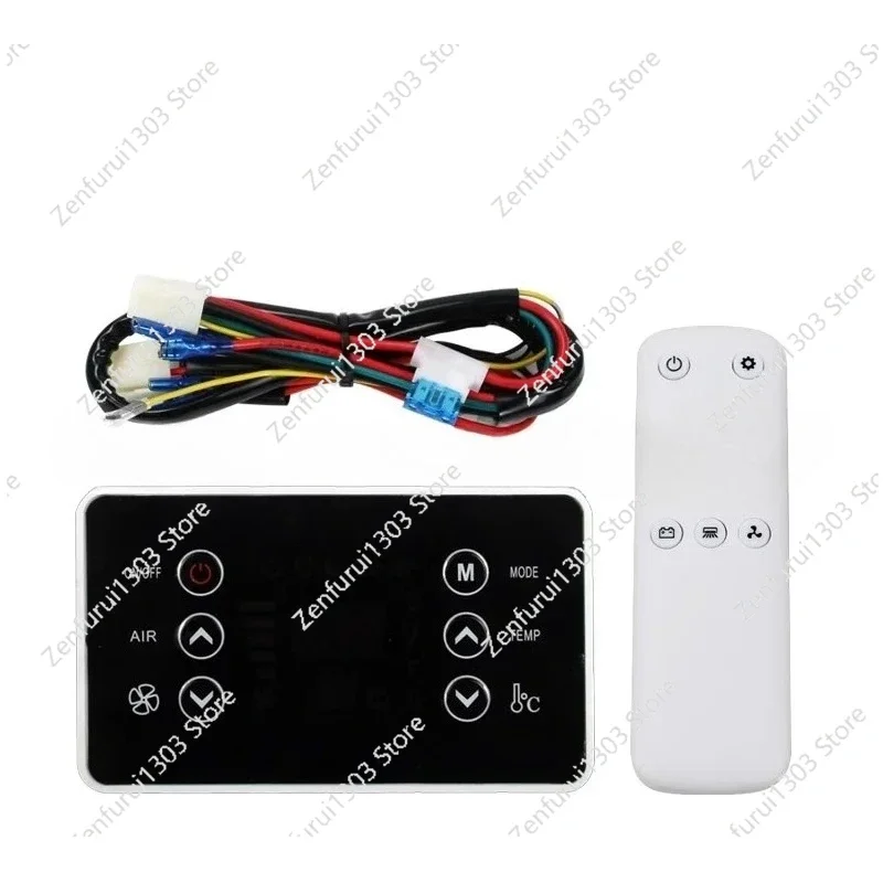 For Automotive Air Conditioning Evaporator Inverter Control Panel Parking Electric Air Conditioning Control Panel 12V