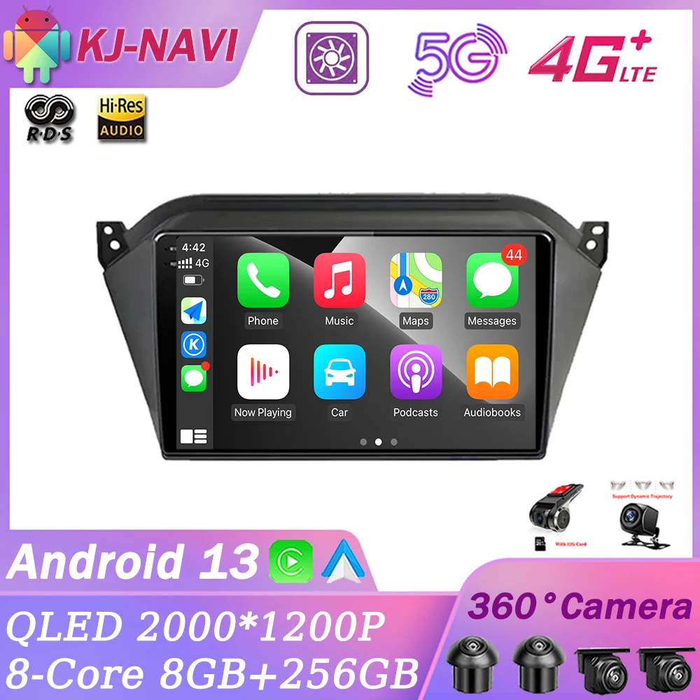 

Android 13 8-Core Car Radio Multimedia Player Navigation GPS Carplay 4G WIFI For JAC S2 2015 2016 2017 2018