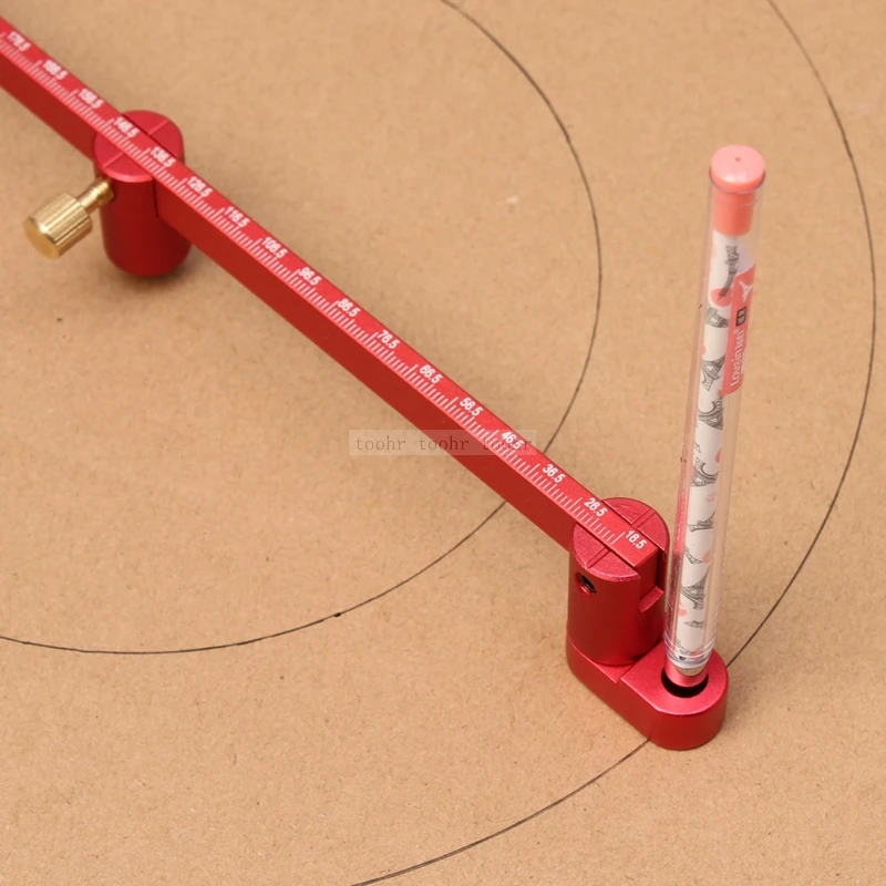 300mm Woodworking scribing Gauge Center Finder ruler scribing Circle ruler Woodworking Compass for Woodturners Bowls Lathe Work