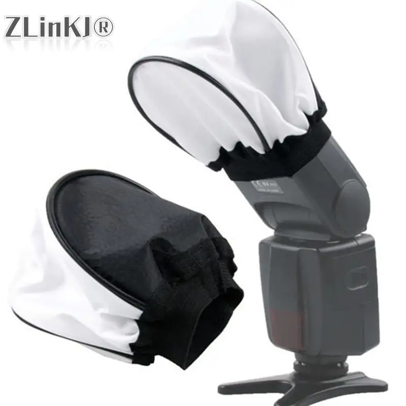 1Pcs Universal Softbox Diffuser for DSLR Cameras Flash Light Speed Lights Mini Portable Lightweight Soft Box convinent to carry