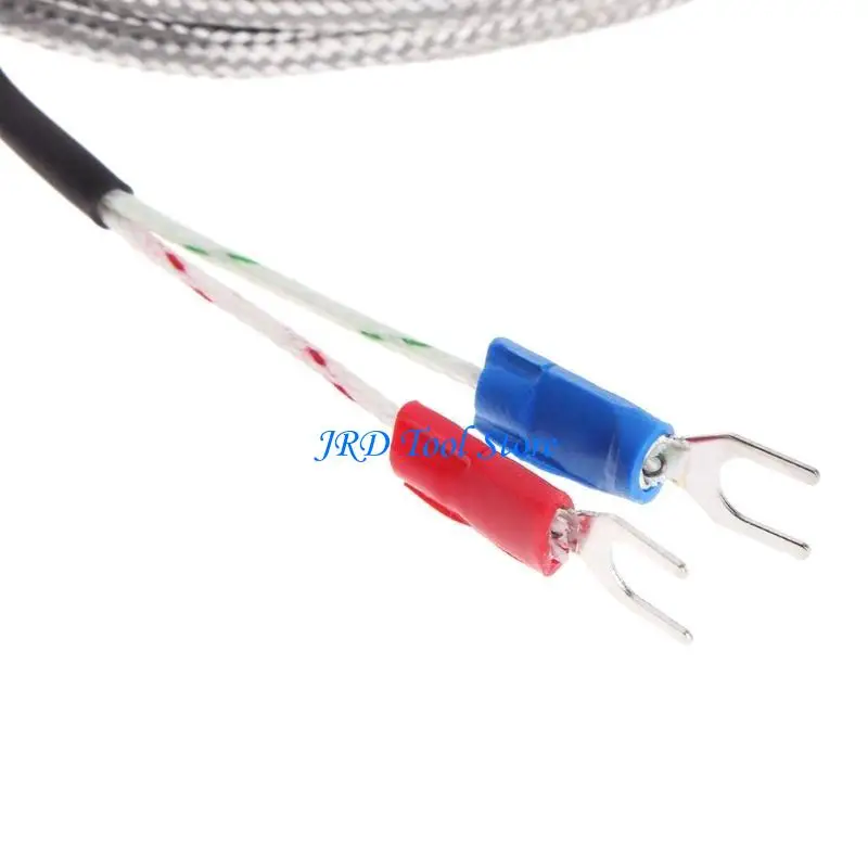 A2UD 2M temperatura termopar tipo K 0-600 ℃ 5*30 mm Probe acero inoxidable para medir temperatura del