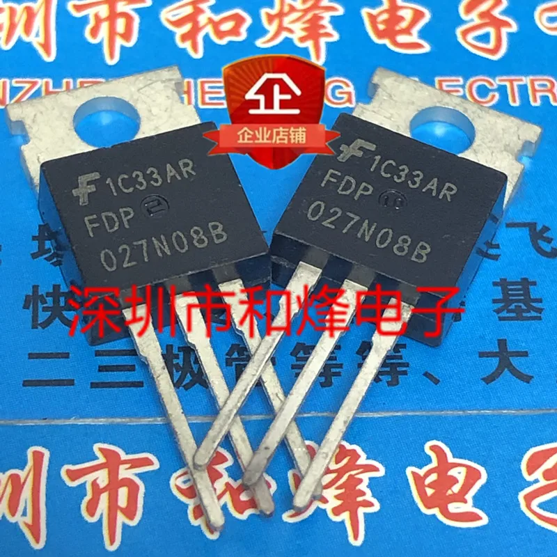 5PCS-10PCS FDP027N08B  TO-220 80V 223A  New And Original On Stock