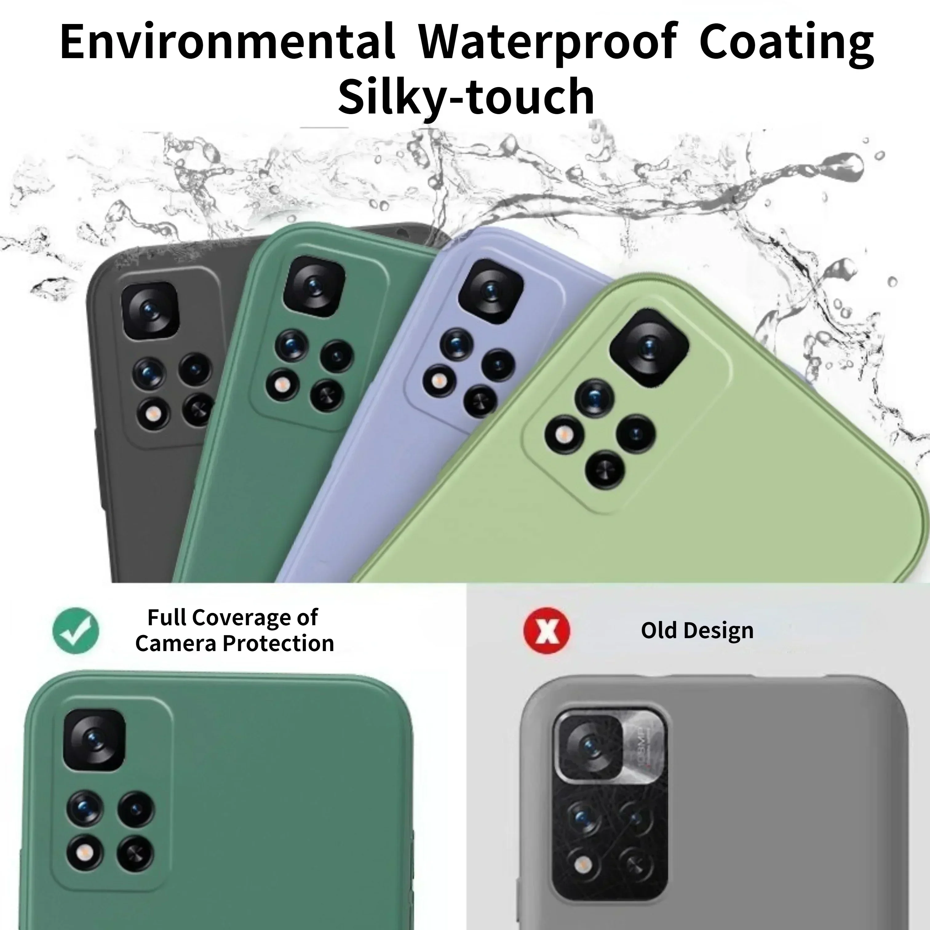 For Redmi Note 12 Pro 4G Case For Xiaomi Redmi Note 12 Pro Cover Funda Shell Capa Liquid Silicone Soft Case Redmi Note 12 Pro image 4