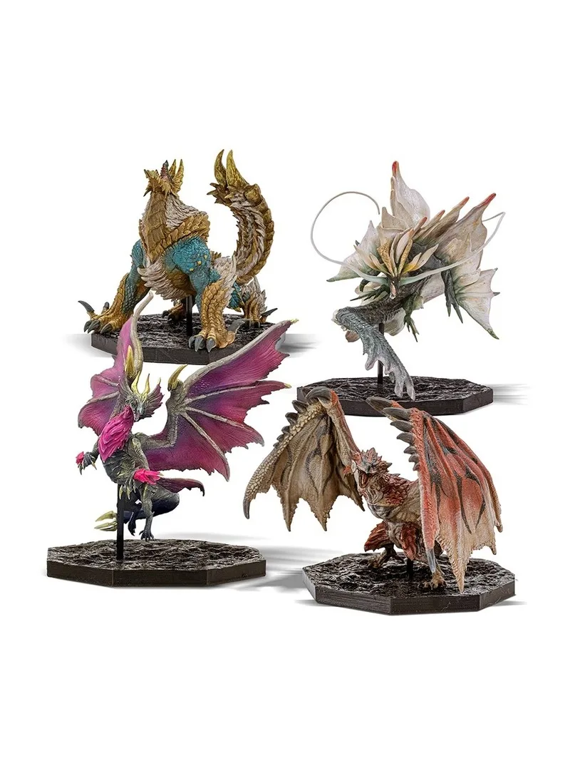 Unmovable Monster Hunter Cube Модель Fire Thunder Wolf L φe Yin Tianhui Black Erosion Resent Tiger Dragon Фигурка В наличии