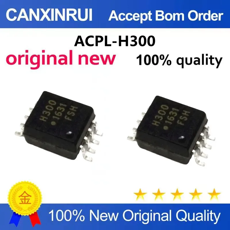 New Imported ACPL-H300 Silk Screen H300 Photocoupler Patch SOP8 Optocoupler