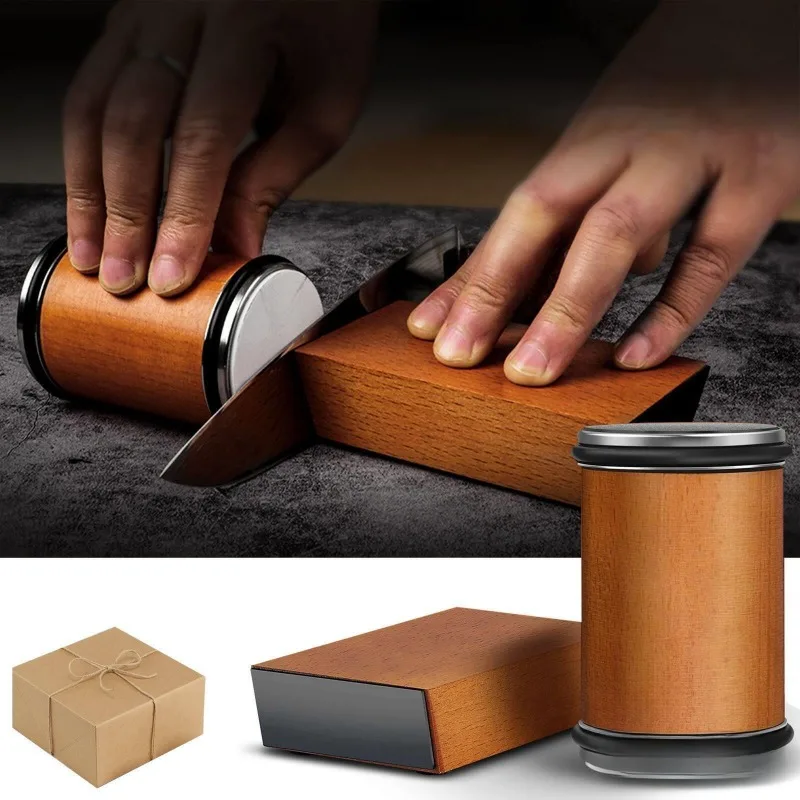Roller Sharpener Kitchen Tool Adjustable Angle Knife Sharpener Stone