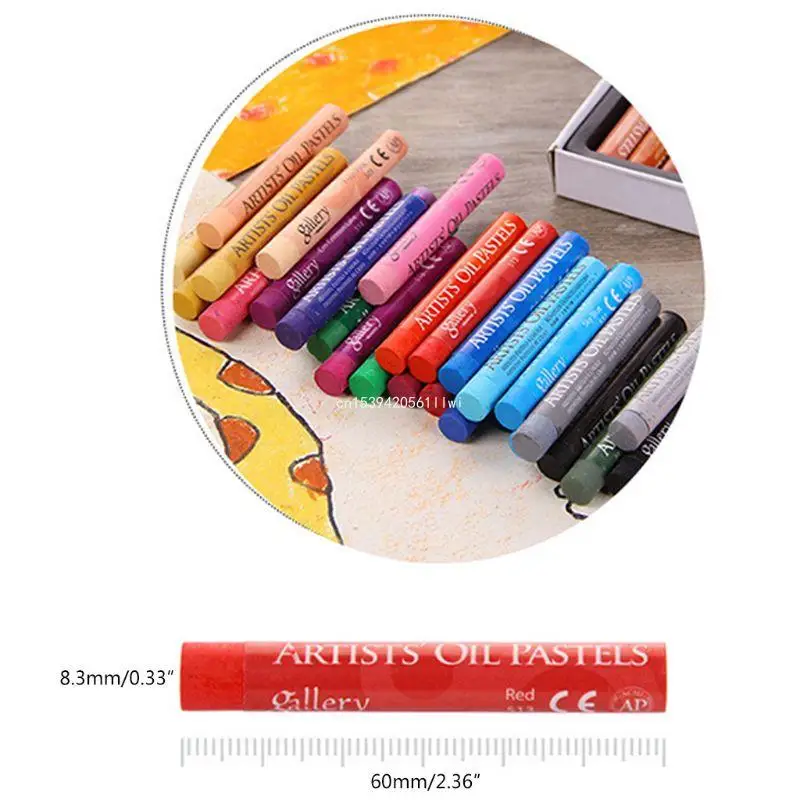 48 Bright Color Student Oil Pastels for Pre-schooler Beginner Dropship