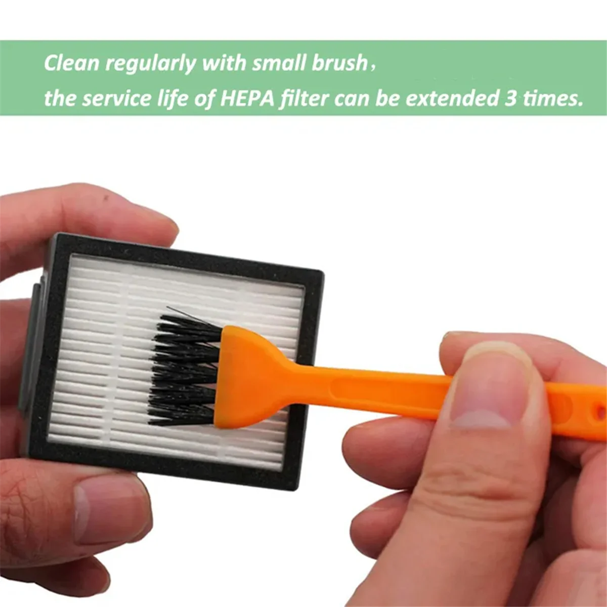 Hepa Filter Side Brush for iRobot Roomba I7 I7 I6 I8 I3 Plus E5 E7 E&I Series Main Brush Vacuum Cleaner Accessories