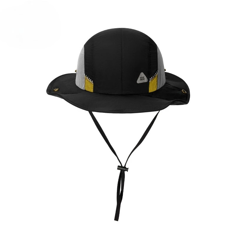 Quick Drying Fisherman Hat, Outdoor Climbing Hat, Adjustable Rope Edge Sunshade Hat