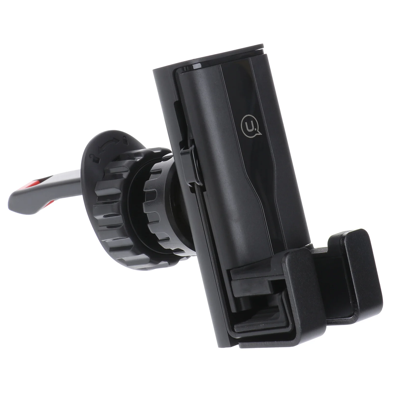 

Car Phone Mount Air Vent Holder Universal Black 360 Rotating Adjustable 4.7-7 Inches Easy Install One Hand