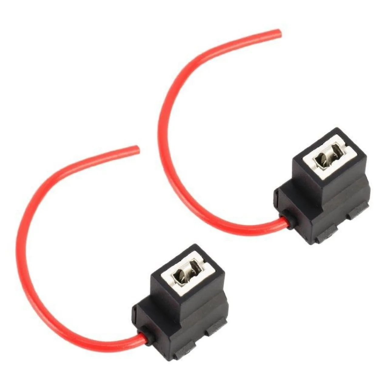 Ceramic H1 Lamp Holder Socket, Elbow H1 Bulb Socket, Copper Core Wire Ceramic Automotive Headlight Socket, Bulb Socket