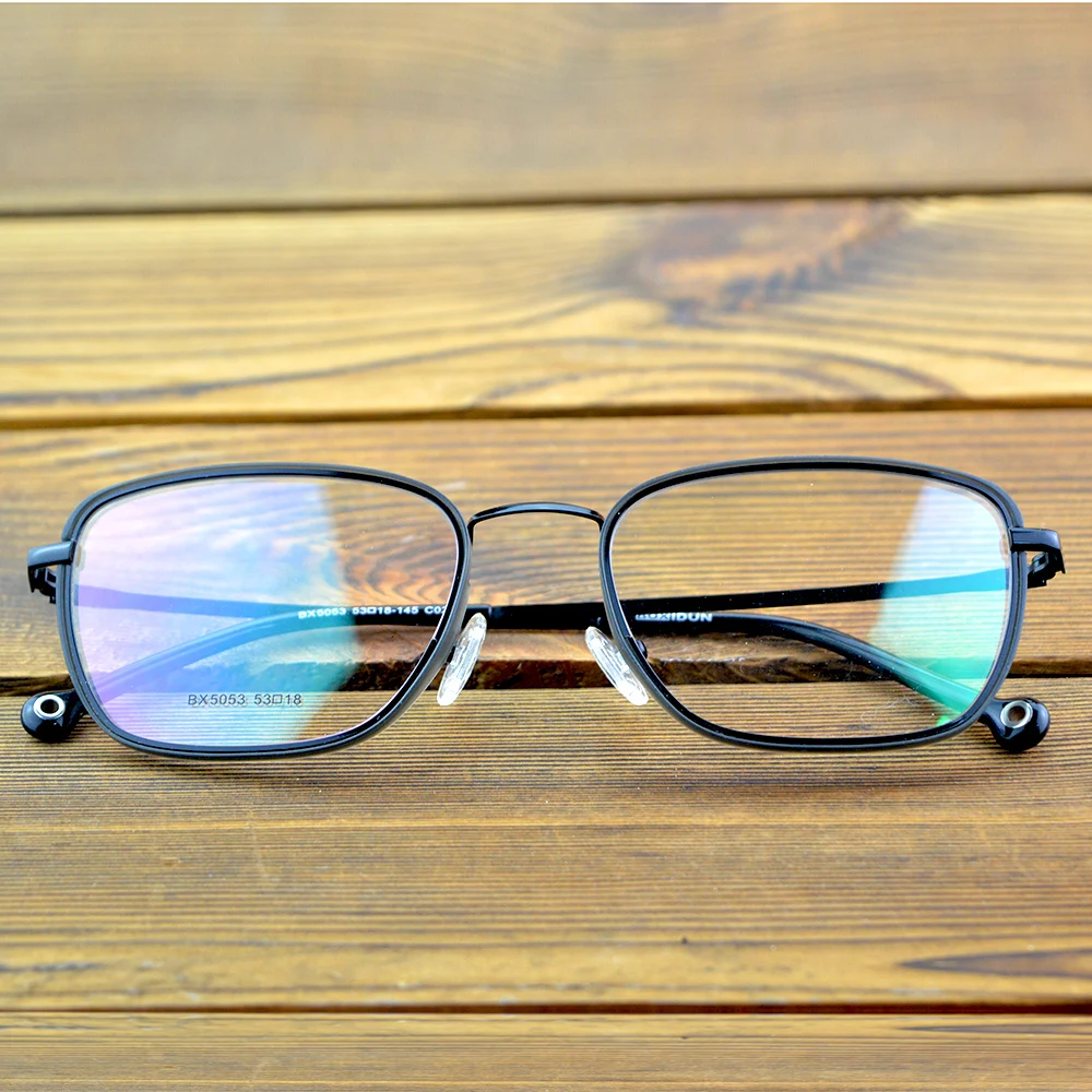 Fashion OvalLightweight Red TR90 and Titanium Alloy Frame Alloy Non-slip Temple Delicate Hinge Optical Frame Spectacle