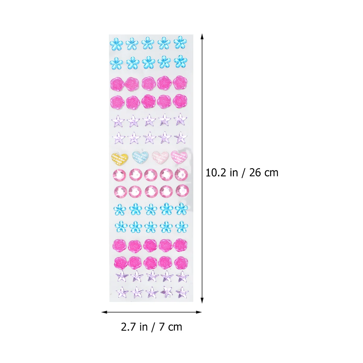 5 قطعة ملصقات الماس الملونة 5 ورقة متنوعة الأحجار الكريمة للحرف اليدوية Diy بها بنفسك حجر الراين الشارات سجل القصاصات الهاتف سيارة ديكور الاكريليك الكريستال