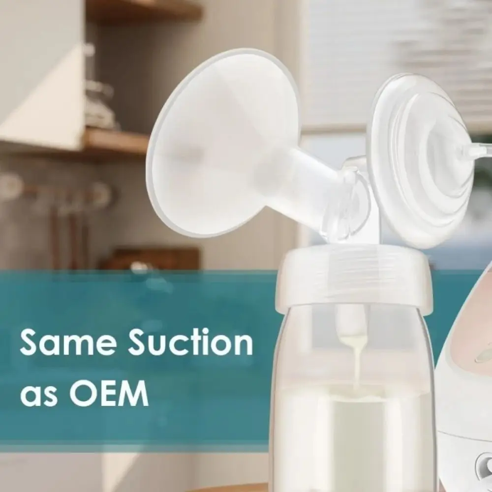 

Аксессуары для молокоотсоса с широким горлышком, сменный разъем, аксессуары для грудного вскармливания, профессиональная быстрая фиксация