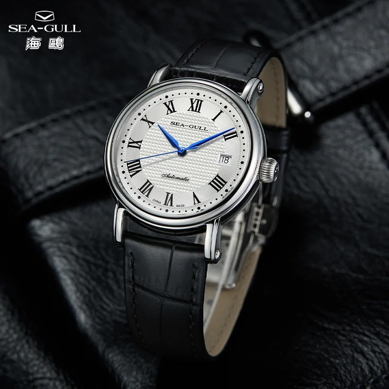 Seagull Man watch 50 Meters Waterproof Automatic Watch Calendar Men's Mechanical Wristwatch ST2130 Movement Watches for Man 368