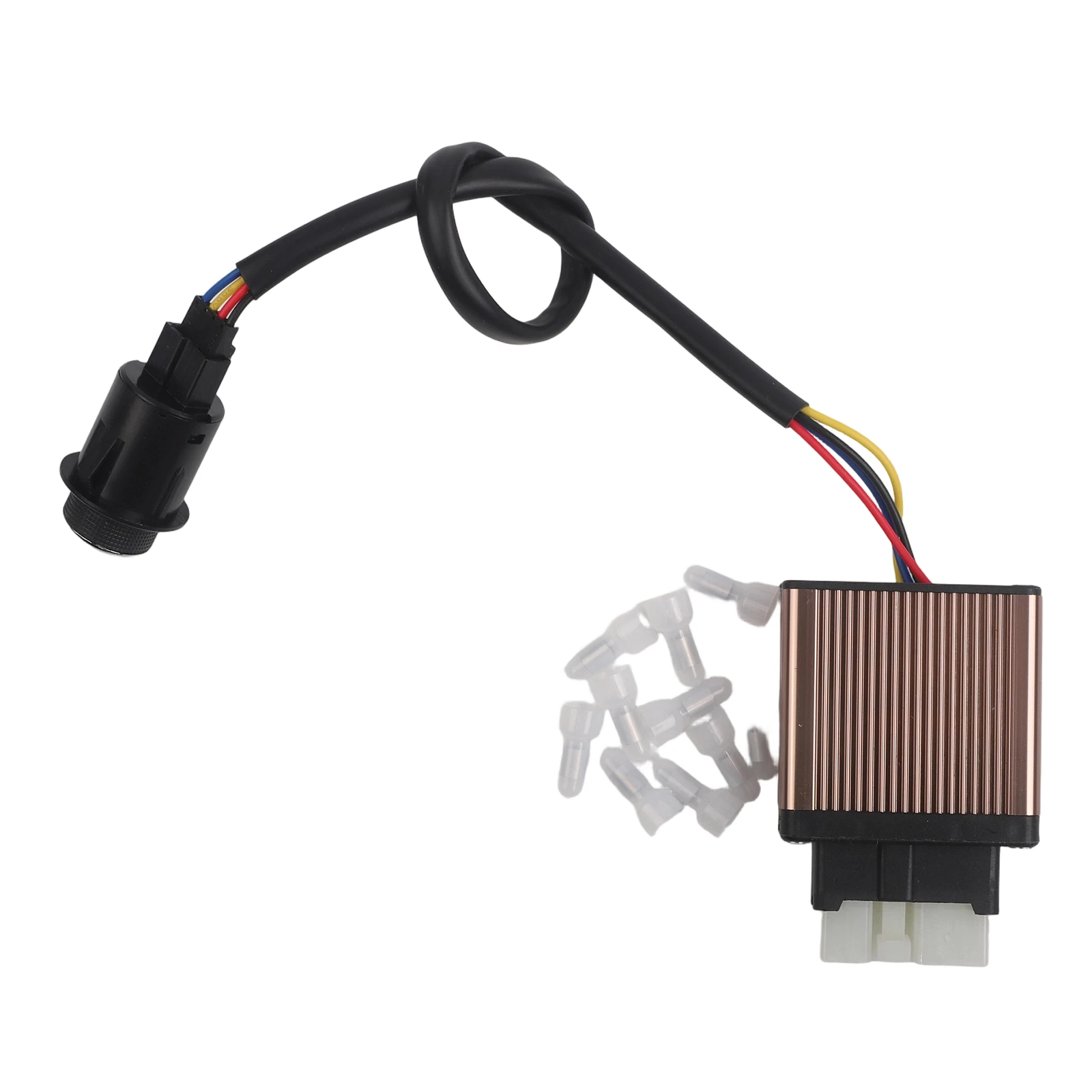 12V Car Seat Ventilation Heating Switch Controller 23MM Rotary Knob Climate Control Module For Auto Air Conditioner Accessories