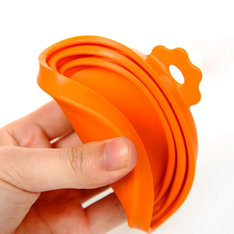 3In1 Reusable Silicone Can Lid Pet Supplies For Dog And Cat Food Freshness Maintainer Kitchen Organization Tool Most Sizes Cans