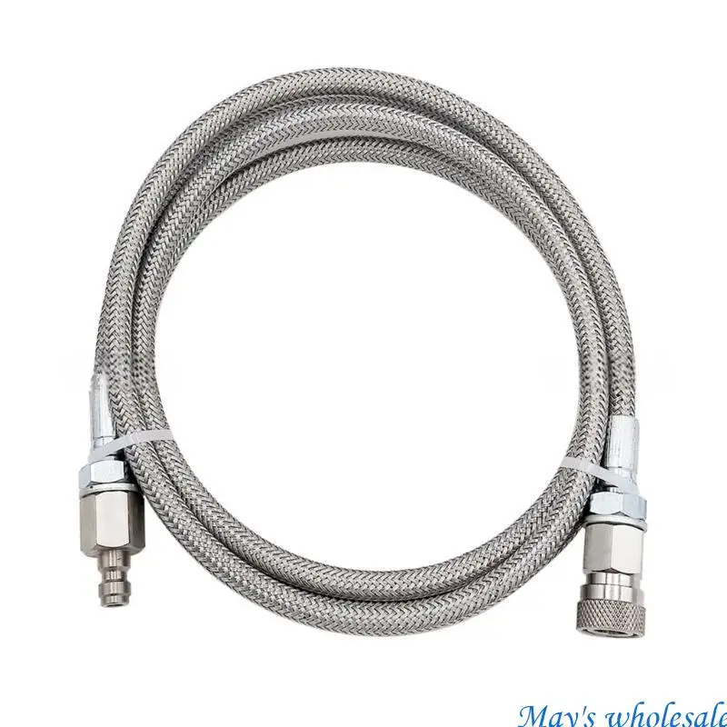 CO2 refilling Adapter Connector set with Long Hose Stable CO2 Hose Adapter Multiple Type Suitable for Sodas Water Machines 448A