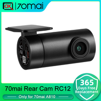 Original 70mai Rear Cam RC12 for 70mai Dash Cam A810 WDR Supported Global Version 70mai Backup Cam RC12