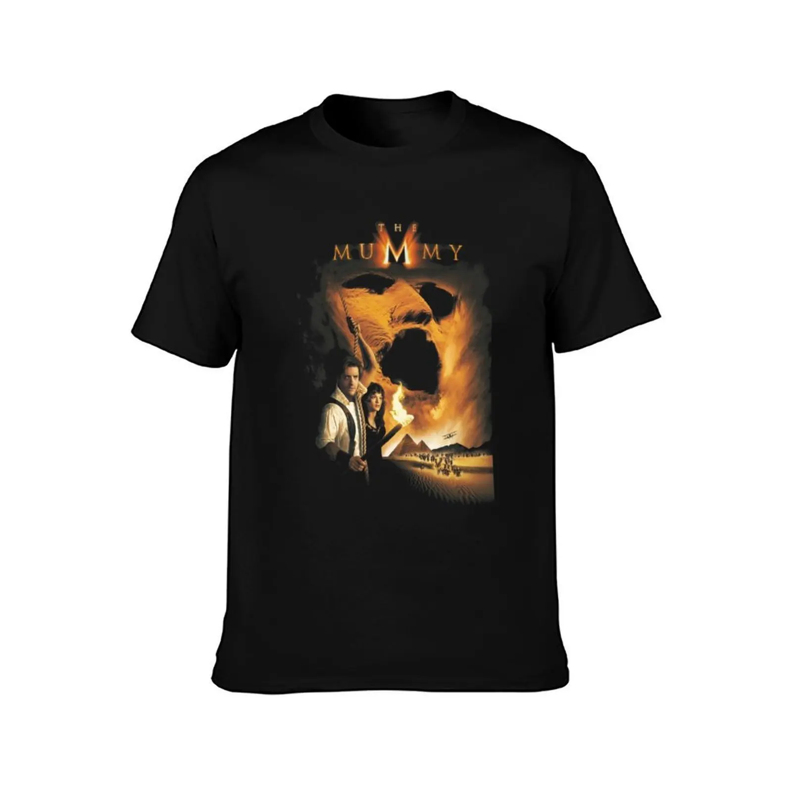 Funny Gift American Mummy Fantasy Brendan Action Movie Retro Wave T-Shirt, Summer Casual Cotton Tee, Oversized Streetwear Tops