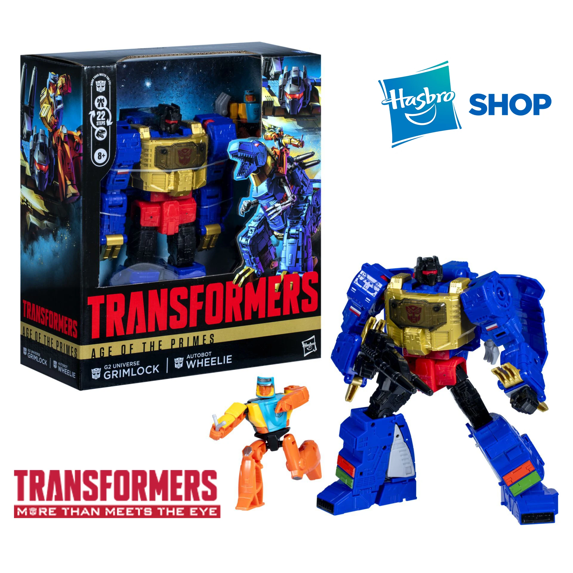 Novos Transformadores Hasbro: Age of The Primes Leader Class G2 Universe Grimlock