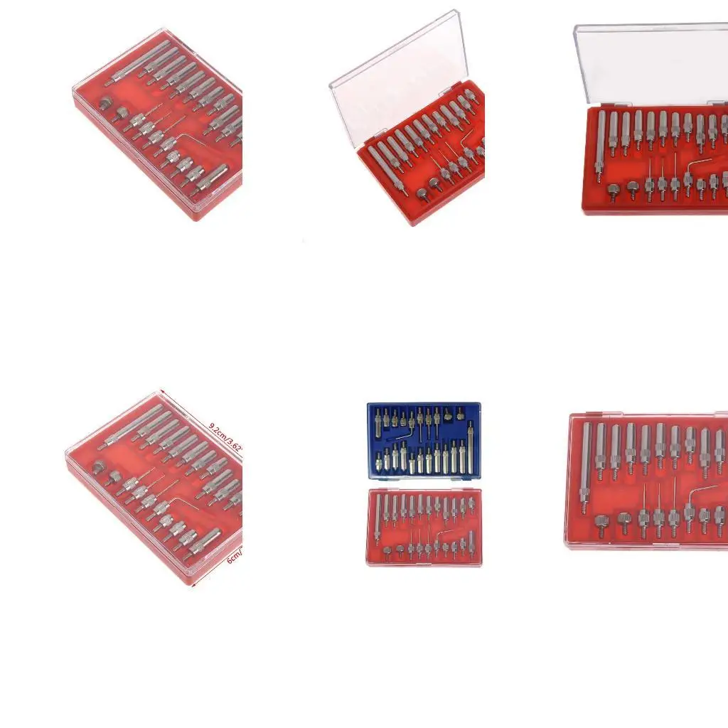 

652F 22pcs Dial Points Set Steel Test Contact, 0.01mm Dial Points Set for Dial Gauge