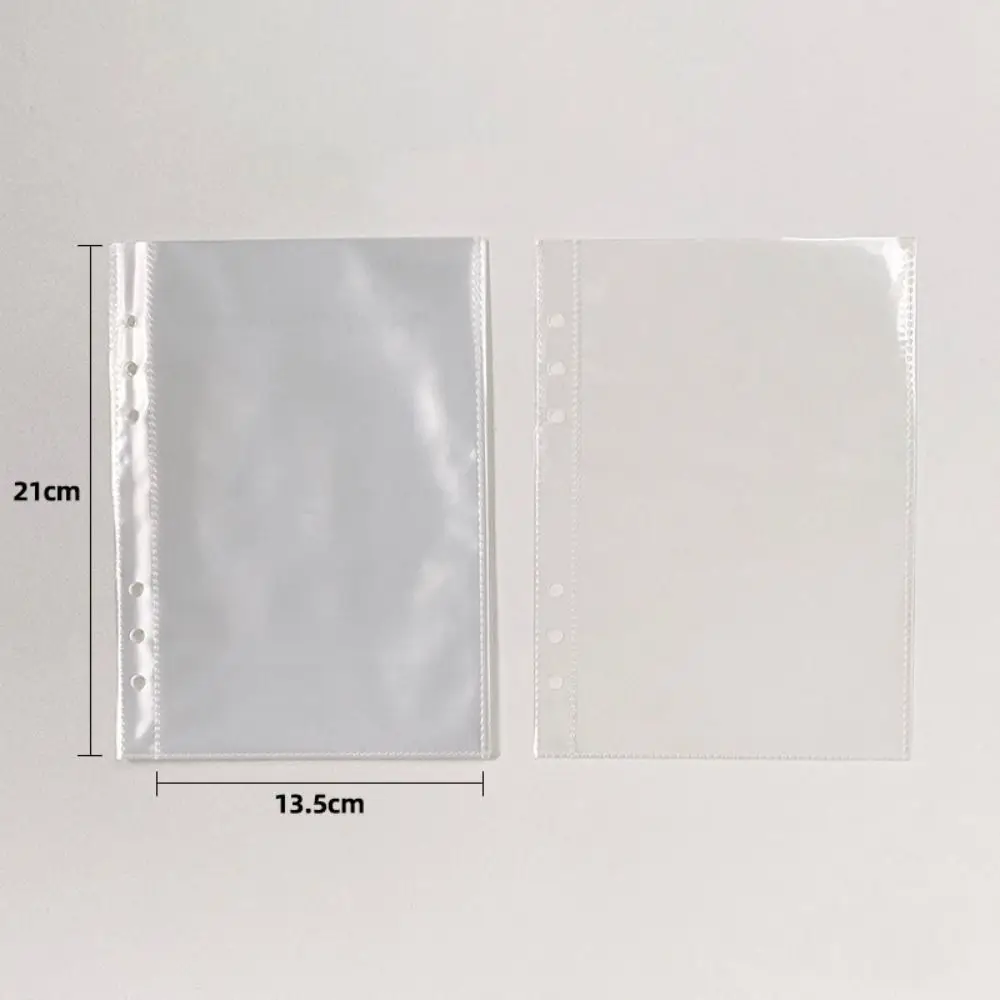 10 pçs a5 idol photocard titular páginas internas transparente horizontal pasta páginas internas 1/2/4 grades verticais
