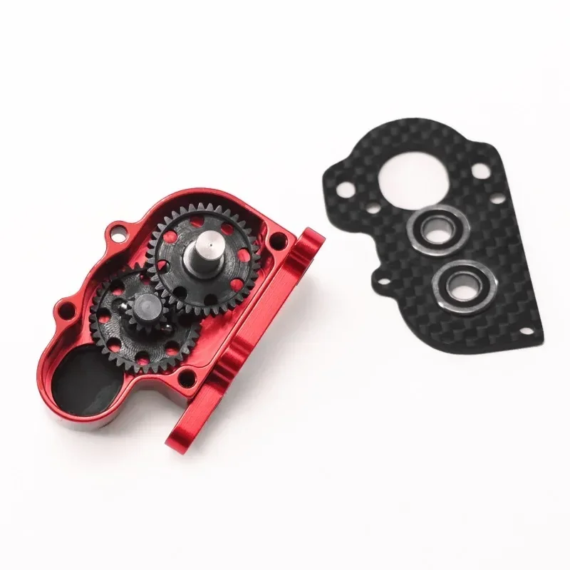 Portal LCG Transmission with Slider Gearbox 3.5:1 Ratio Aluminum Gears for 1/10 Capra SCX10 III AR45 RC Crawler view 5