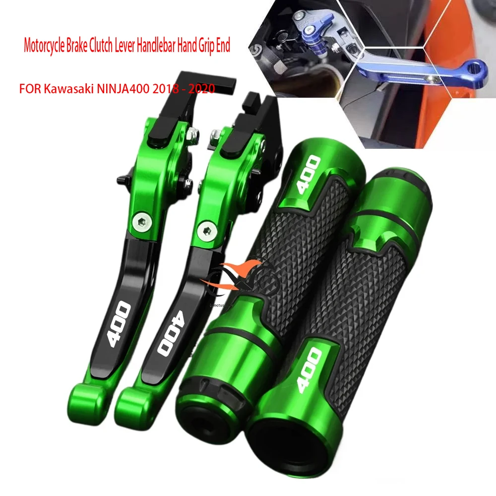 

FOR Kawasaki NINJA400 2018 - 2020 Motorcycle NINJA 400 2019 Accessories Extendable Brake Clutch Lever Handlebar Hand Grips