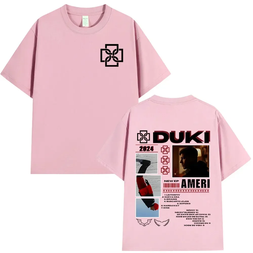 Rapper Duki Album Merch T-shirt Mens Women Clothing Cotton Oversized T-shirts Fashion Hip Hop Short Sleeve T Shirts Fans Gift