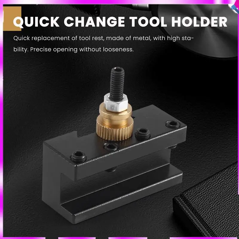 N96R 6PCS Tooling Package Mini Lathe Quick Change Tool Post & Holders Multifid Tool Holder