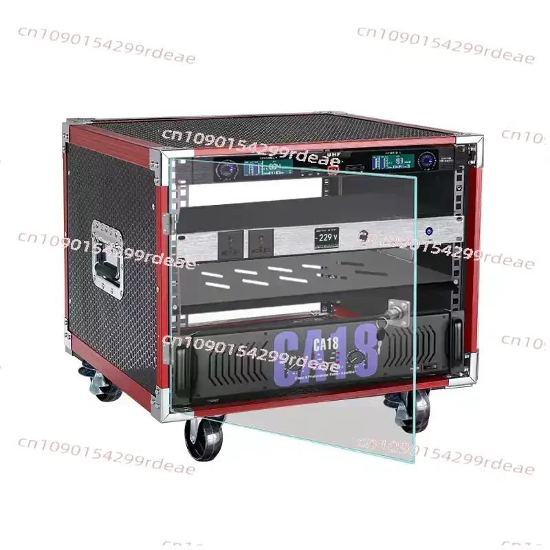 8U power amplifier cabinet household KTV audio equipment simple chassis