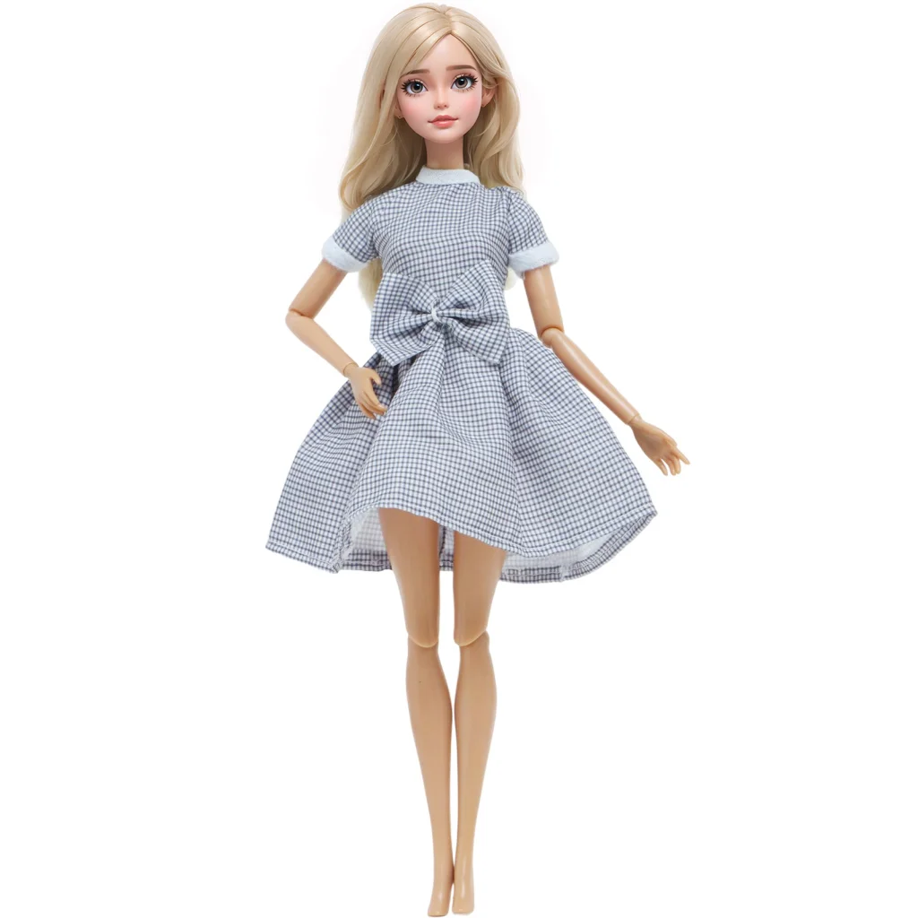5 قطعة/المجموعة با دمية بي موضة ملابس دمى 11.5 ''فتاة دمية 30 سنتيمتر دمية فستان يوميا ثوب صغير شريط الاطفال ملحقات لعبة