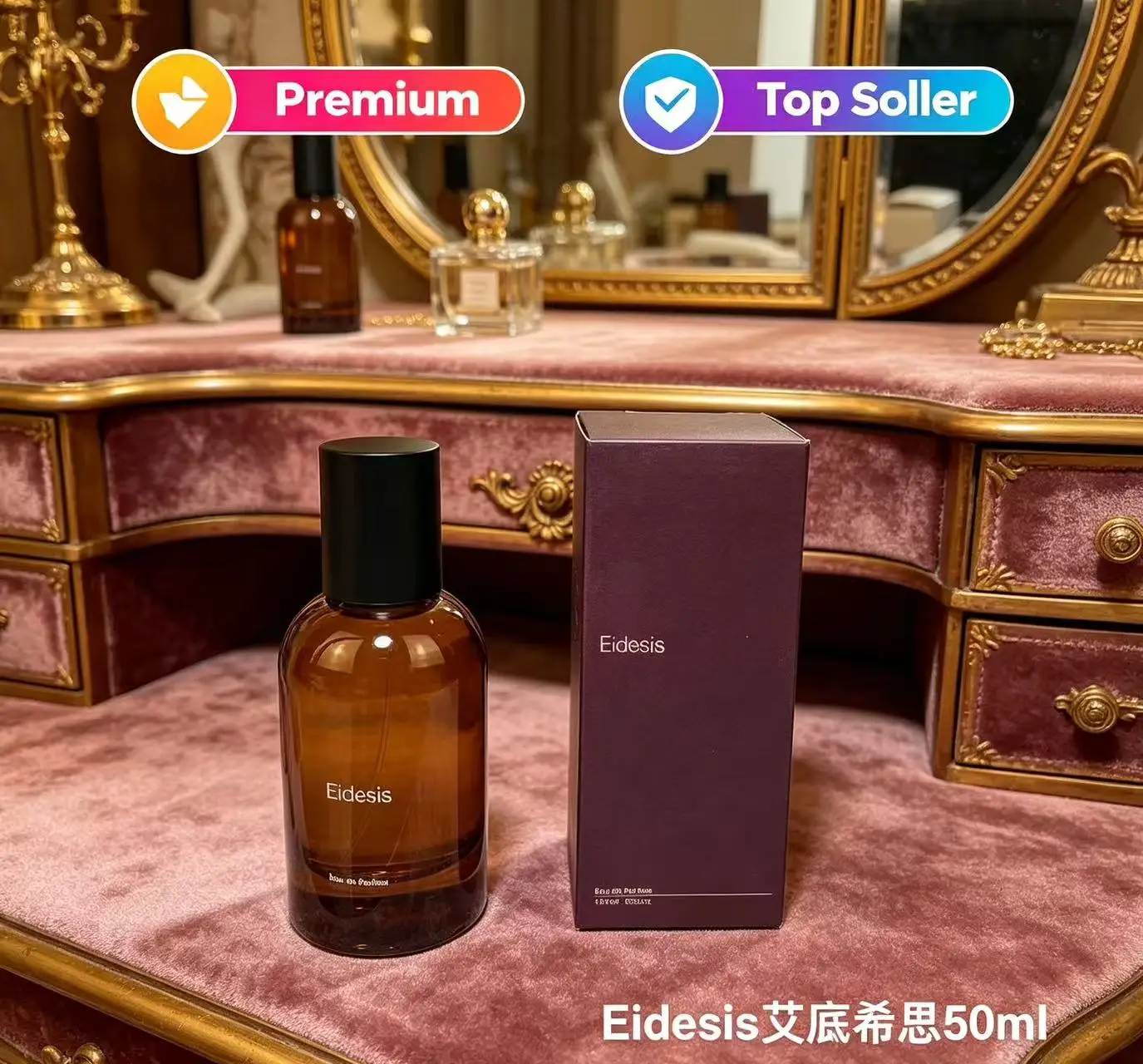 

Upscale Exclusive Niche Scent 50ml Classic Hwyl Tacit Rozu Series Unisex Perfume Delicate Woody Floral Daily Aroma