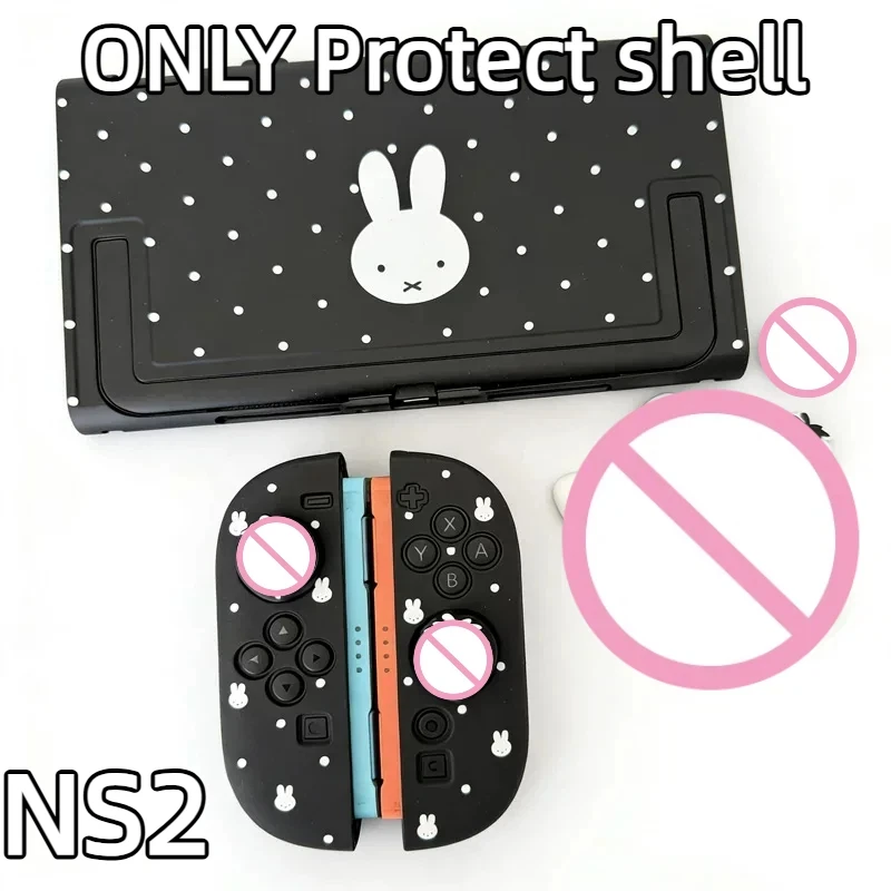 Miffy Polka Dot Switch 2 OLED Case with Thumb Grips