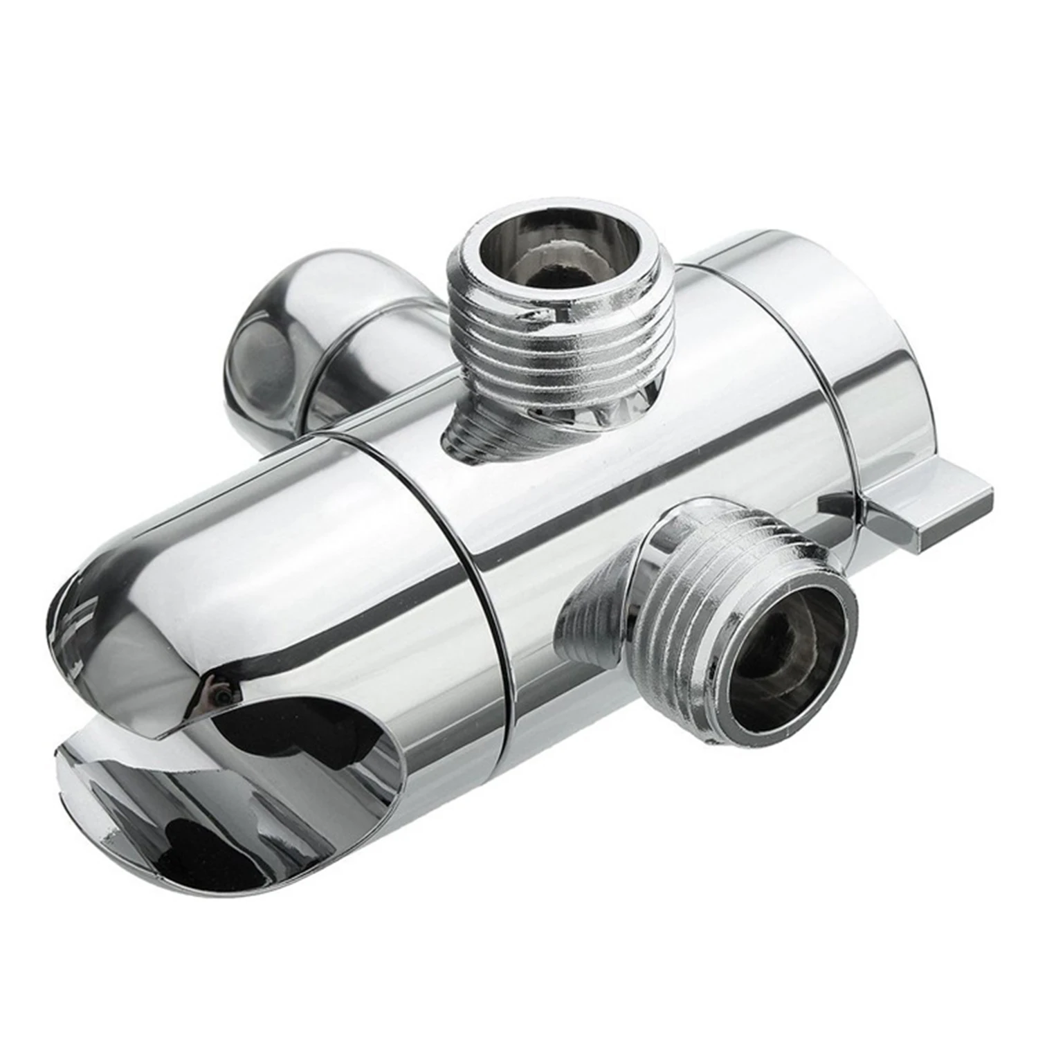 1Pc 3-Way G1/2 Douche Omschakelklep Waterafscheider Douche Tee Adapter Verstelbare Kraan Switcher Badkamer vervanging Deel ABS