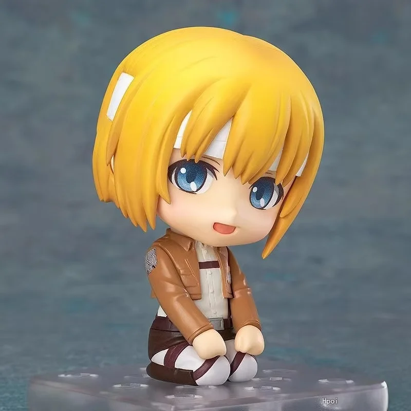 Figura de acción coleccionable Attack on Titan Armin Yarulet Q Clay, cambio de cara móvil, adorno en caja