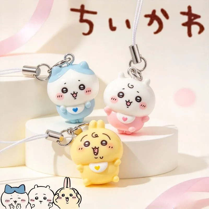 Hot Tiny Resin Pendant Cute Baby Outfit Usagi Hachiware Phone Lanyard Mini Keychain Small Bag Charm for Girls Student KawaiiGift