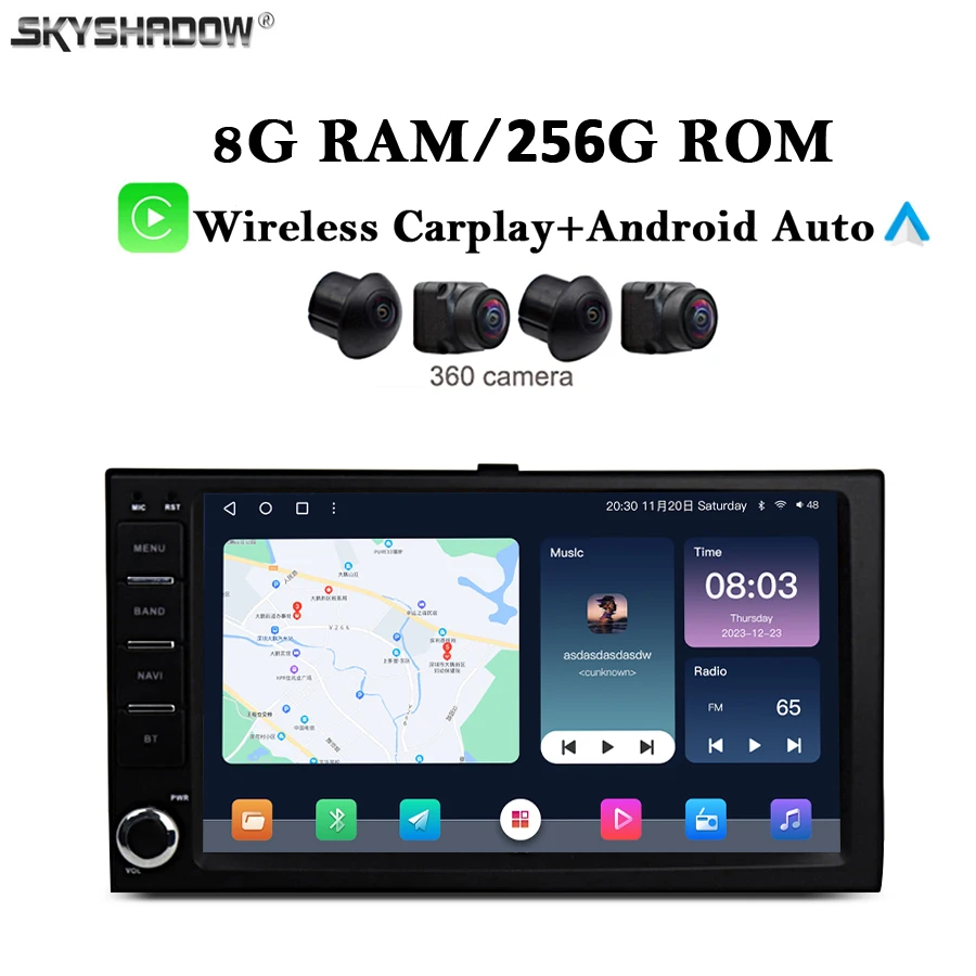 

8G + 256G IPS Carplay Auto Android 13.0 Автомобильный DVD-плеер GPS WIFI Bluetooth RDS Радио для Kia Cerato Sportage CEED Sorento Optima