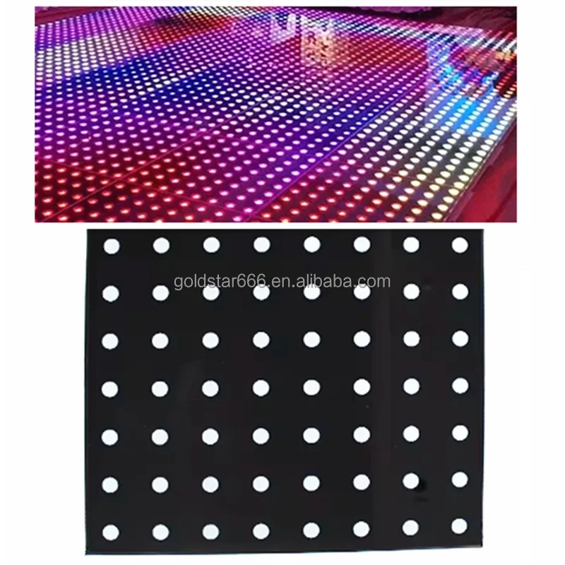 

3D CE Горячий проводной бар Вечеринка Свадьба Дискотека Ночной клуб Сценический пол Светодиодный красочный цифровой танцпол Свадебная вечеринка Украшение пола